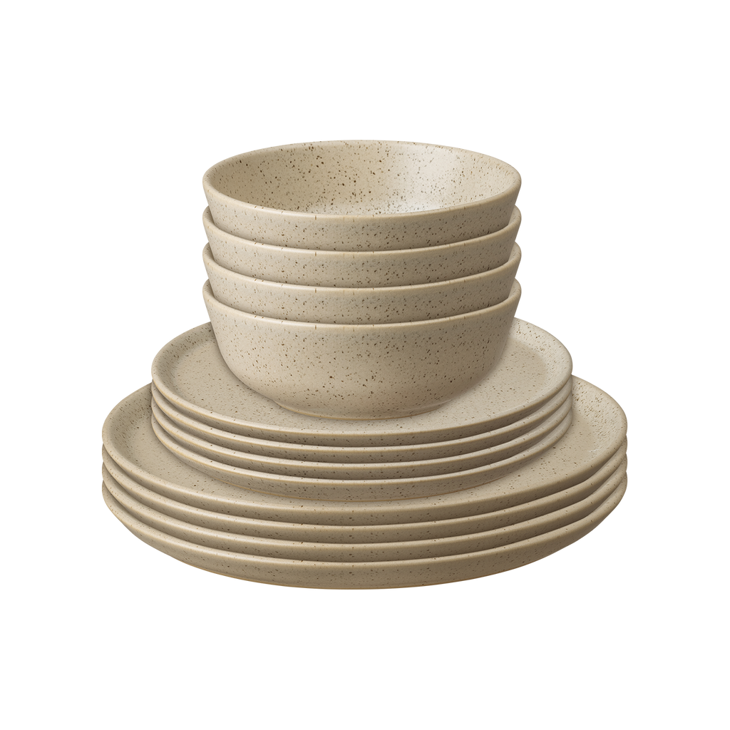 Grain Wheat 12 Piece Tableware Set