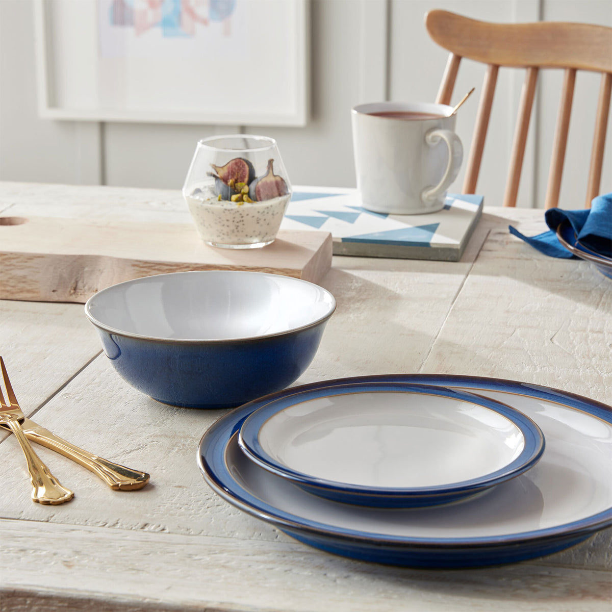 Imperial Blue 12 Piece Dinner Set