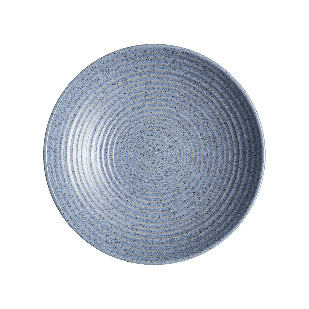Studio Blue Flint Medium Ridged Bowl