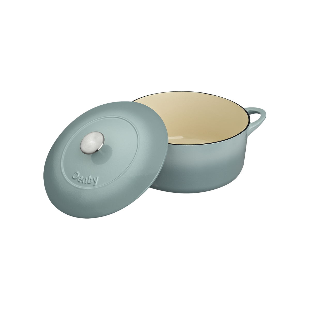 Denby Pavilion Cast Iron 26Cm Round Casserole