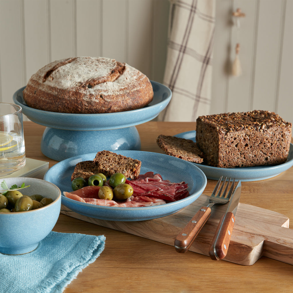 Elements Blue Coupe 12 Piece Dinner Set