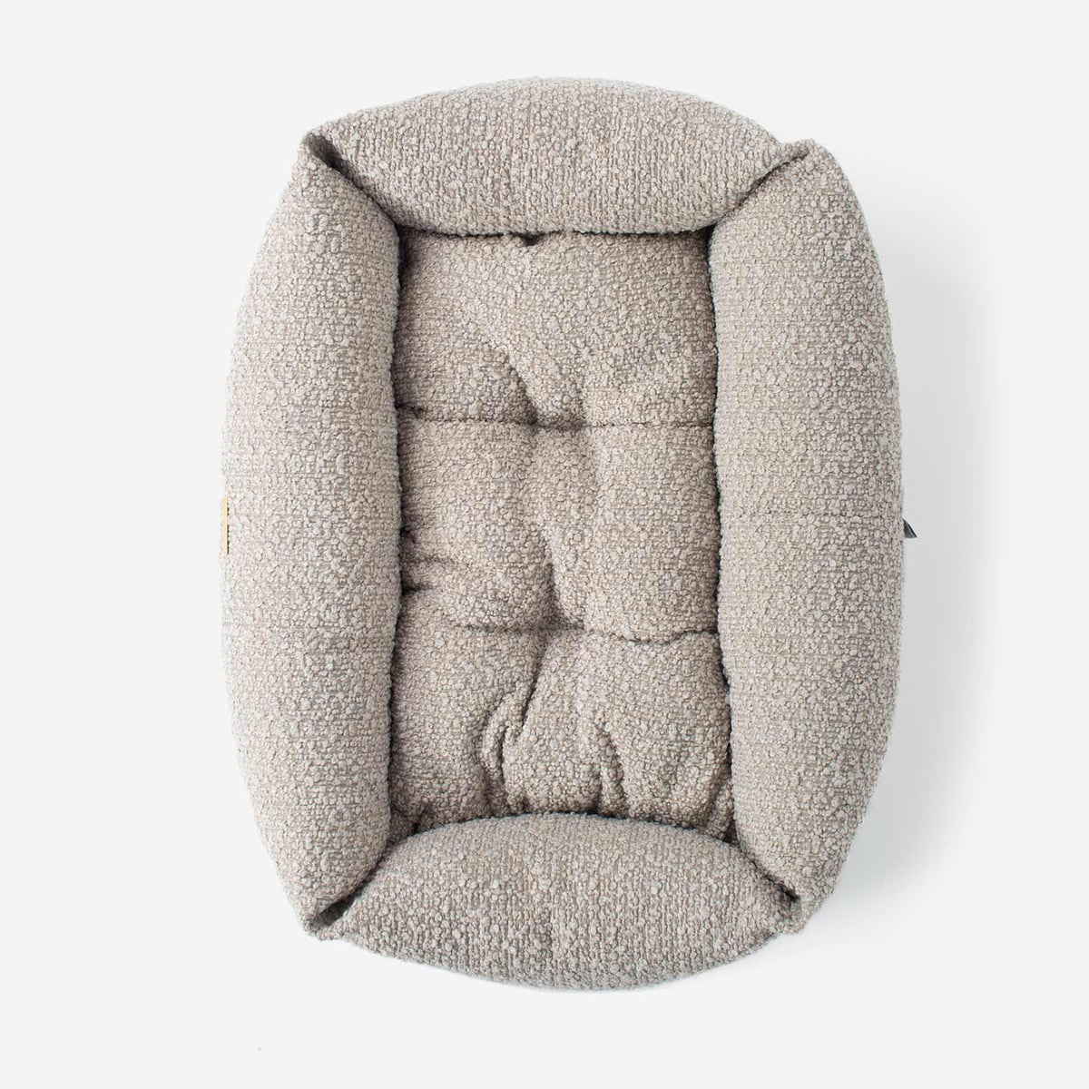 Cozy & Calming Puppy Cage Bed In Mink Boucl