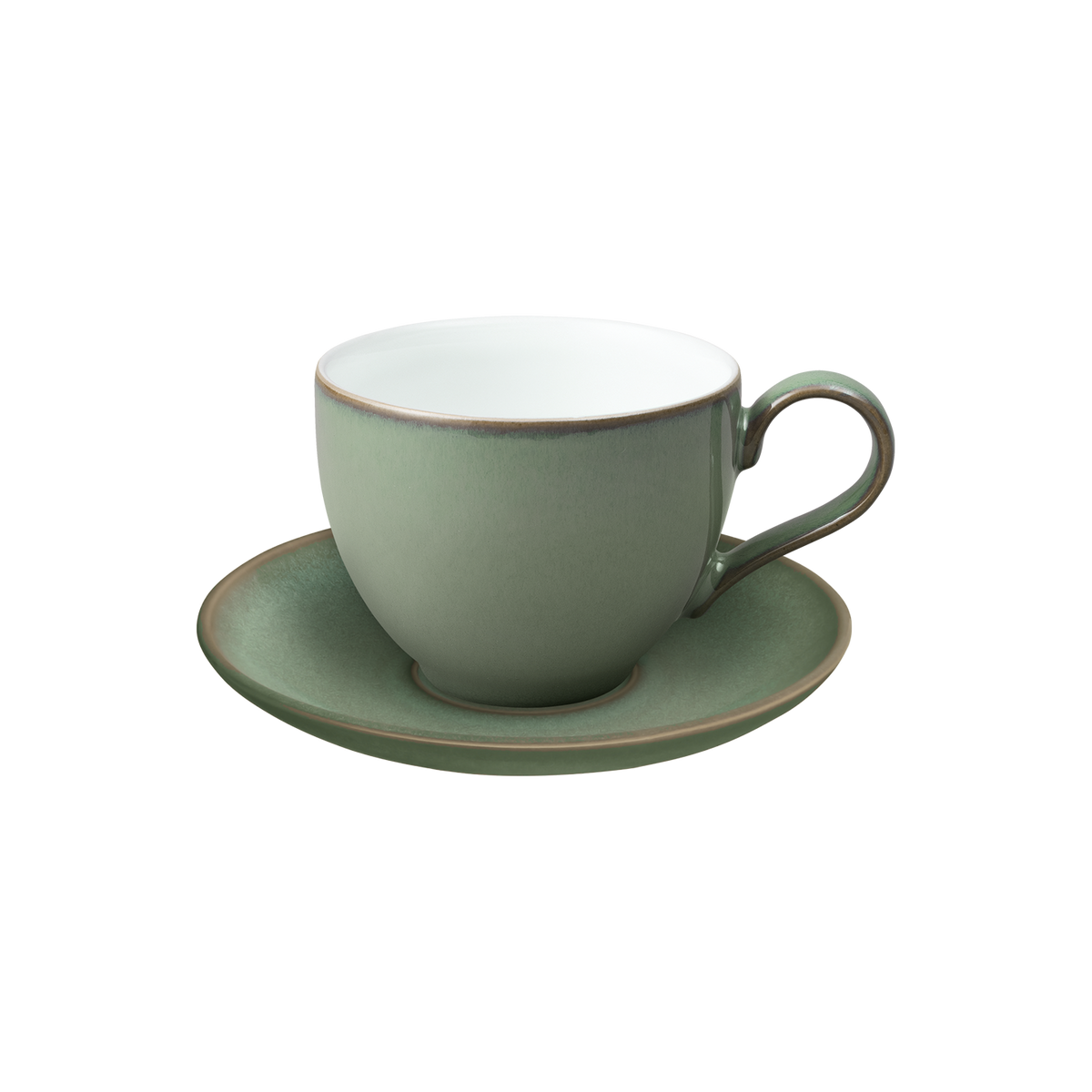 Regency GreenÂ Teacup andÂ SaucerÂ Set