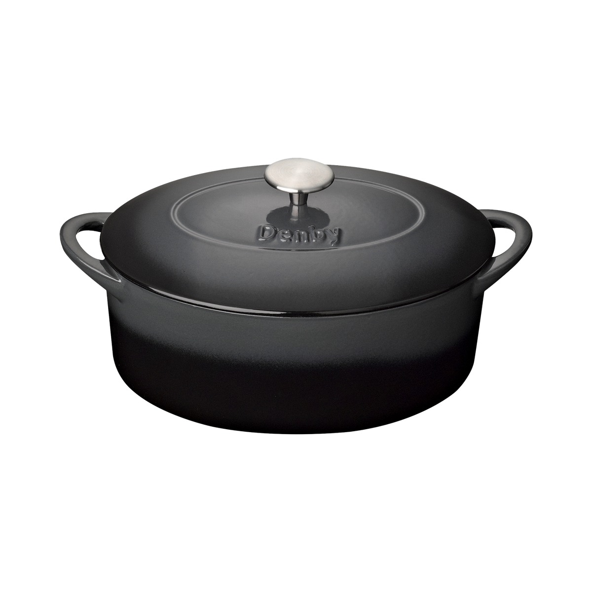Denby Halo Cast Iron 28Cm Oval Casserole