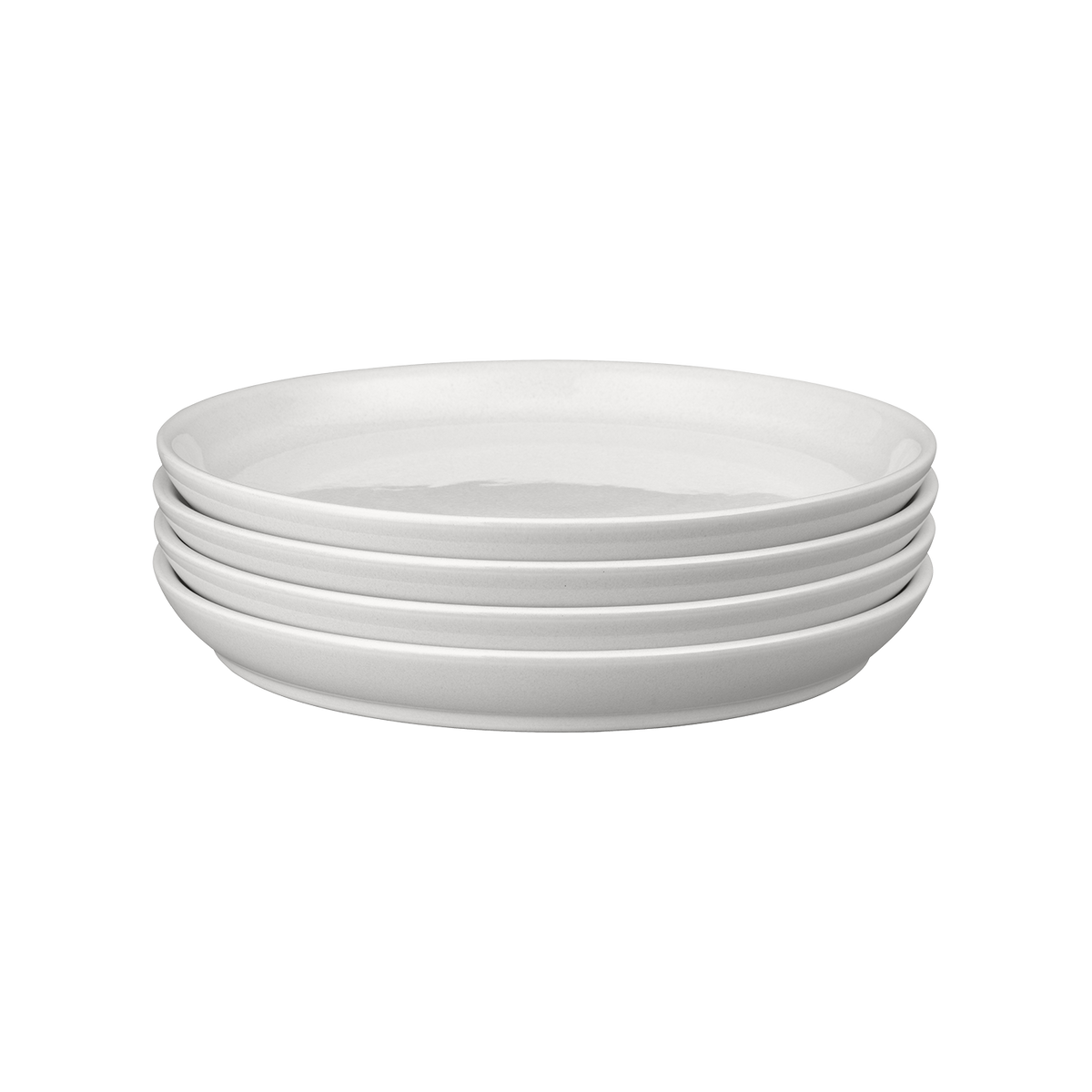 Elements Stone White Coupe Dinner Plates - Set Of 4