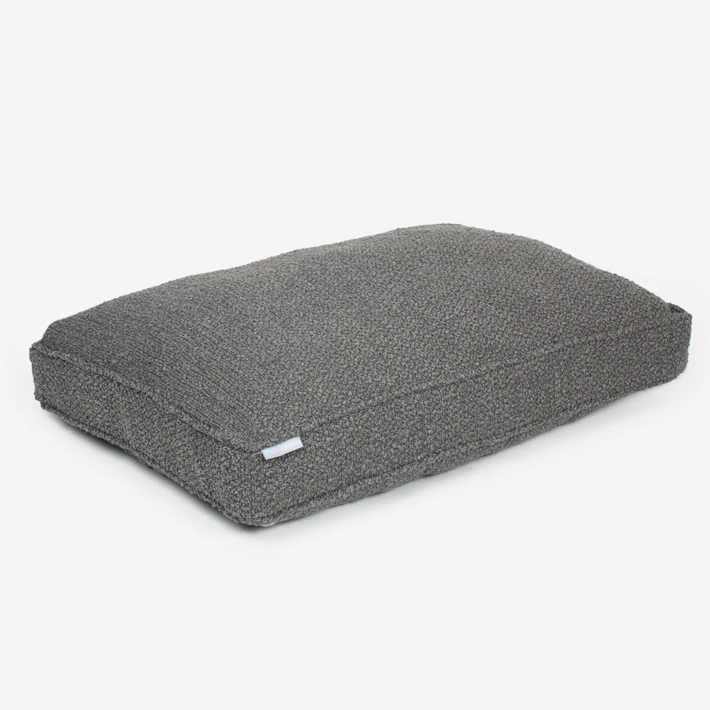 Dog Cushion in Granite Boucl