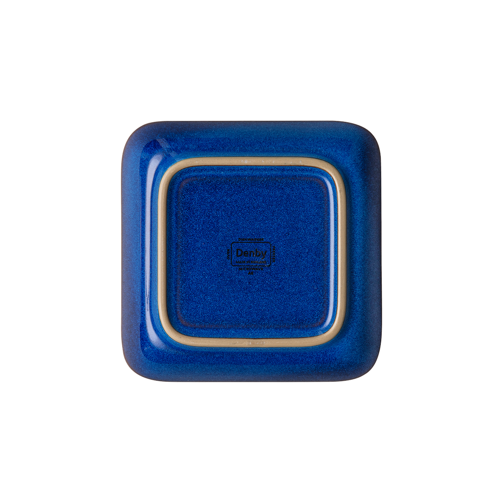 Imperial Blue Small Square Plate Seconds