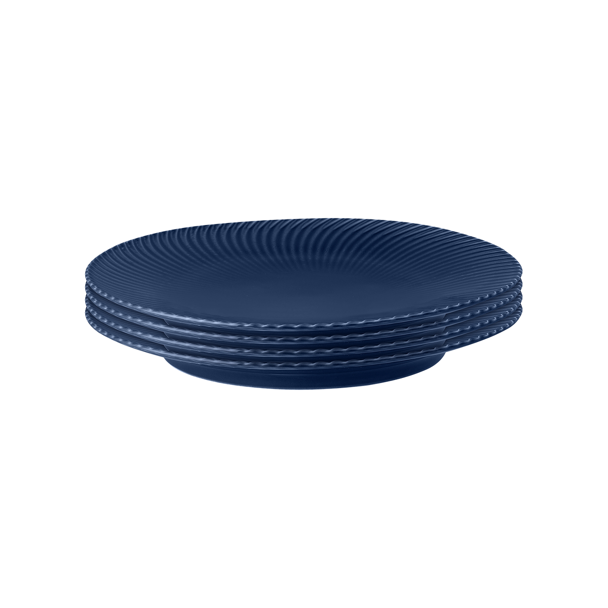 Arc Blue Dinner Plates - Set Of 4