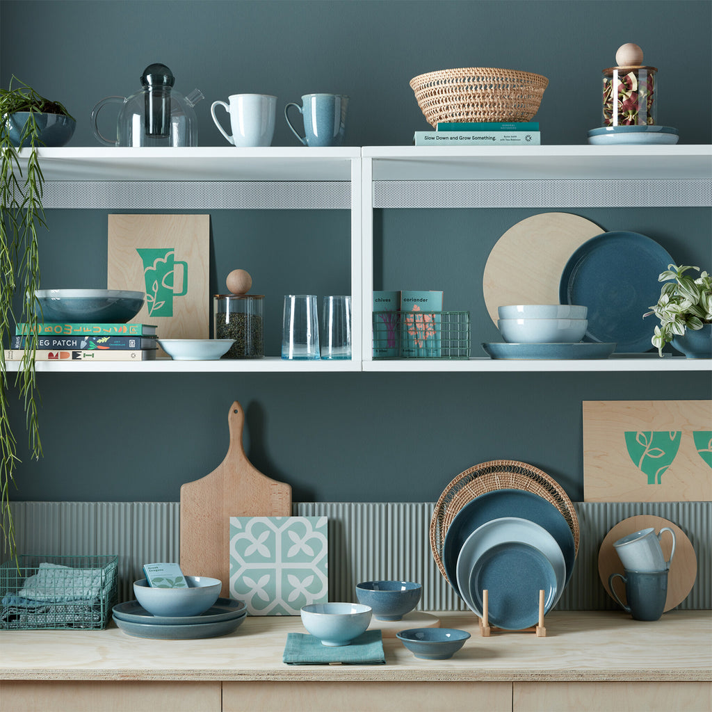 Elements Jade Dark Green Rice Bowls - Set Of 4