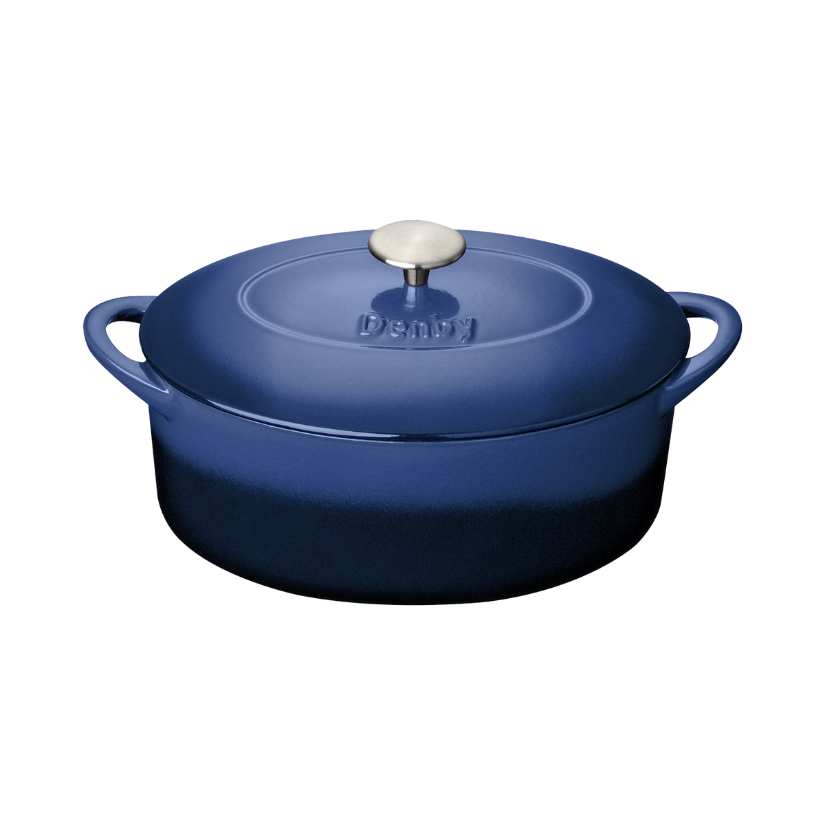 Cobalt 28cm Oval Cast Iron Casserole