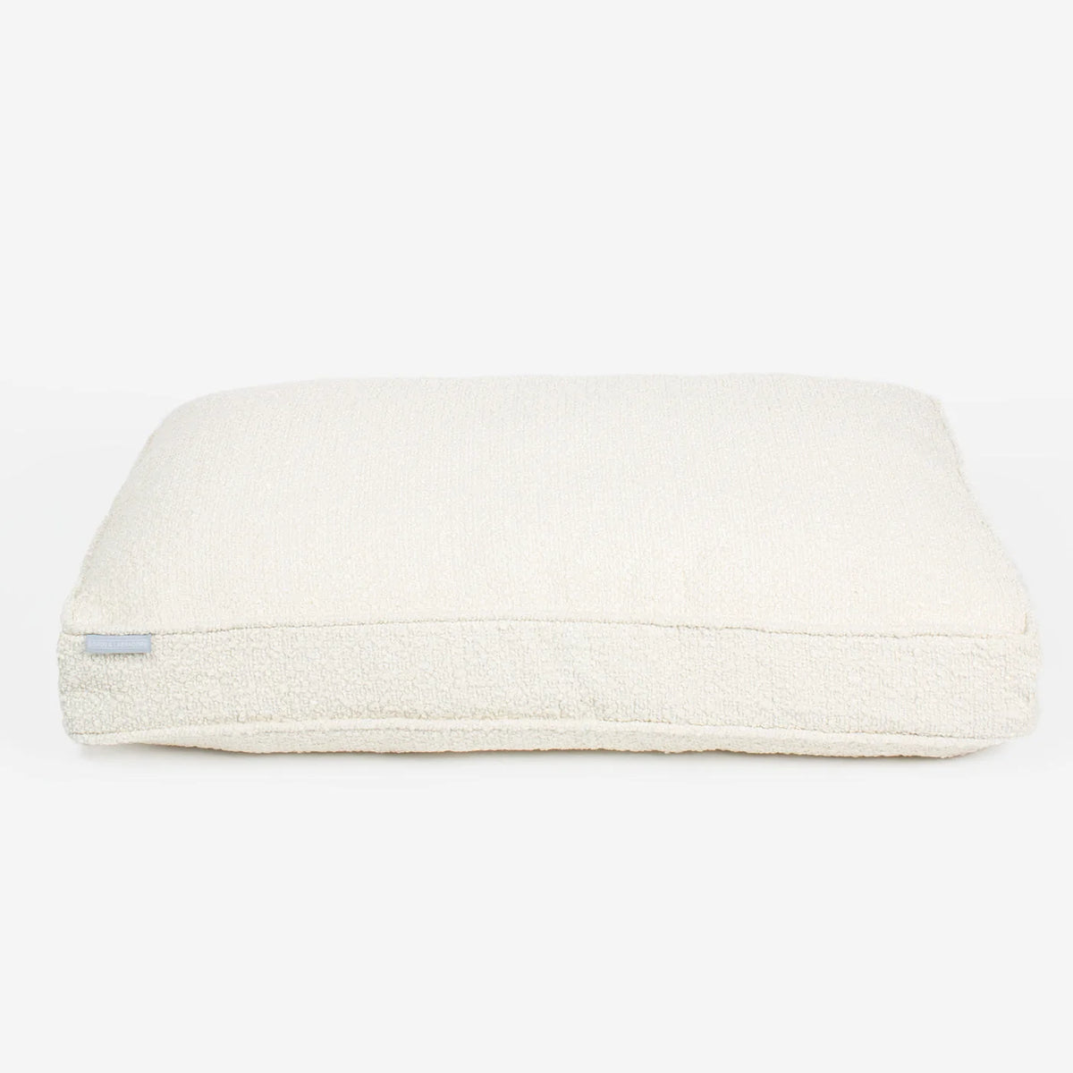 Dog Cushion in Ivory Boucl