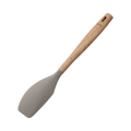 Acacia & Silicone Spatula Grey