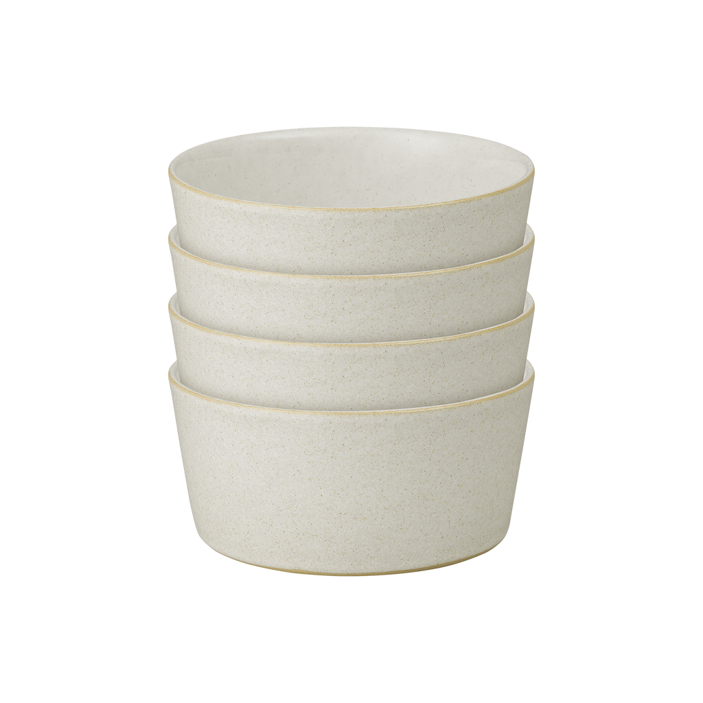 Impression Cream Straight Bowls - Set Of 4