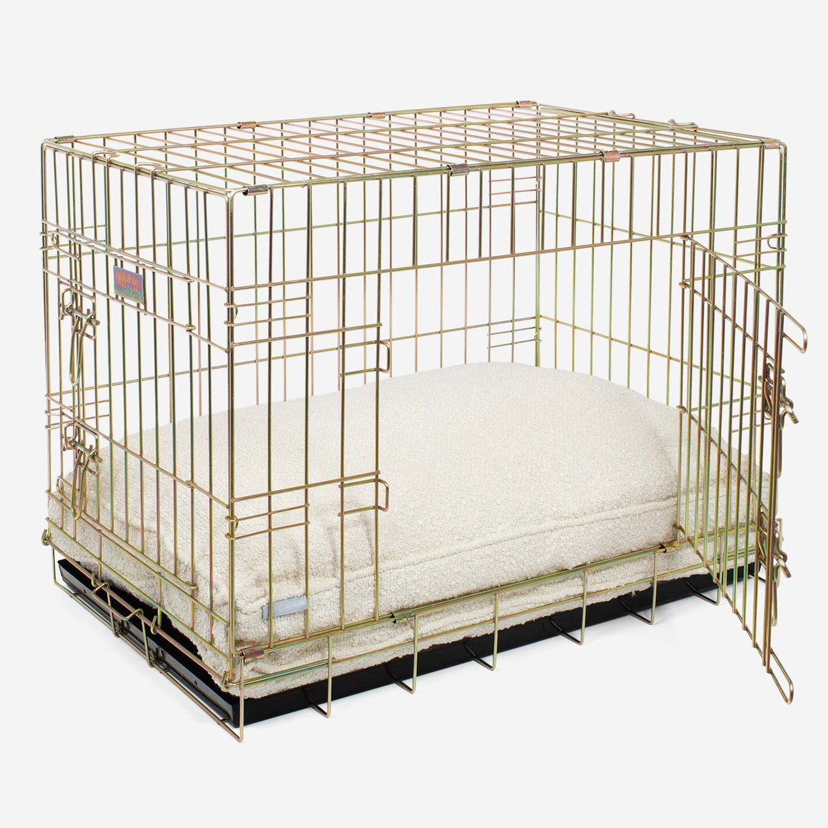 Dog Cushion in Ivory Boucl