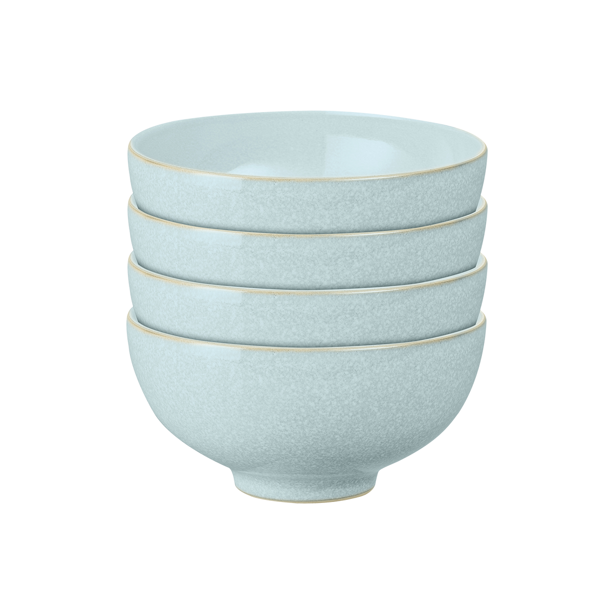 Elements Jade Light Green Rice Bowls - Set Of 4