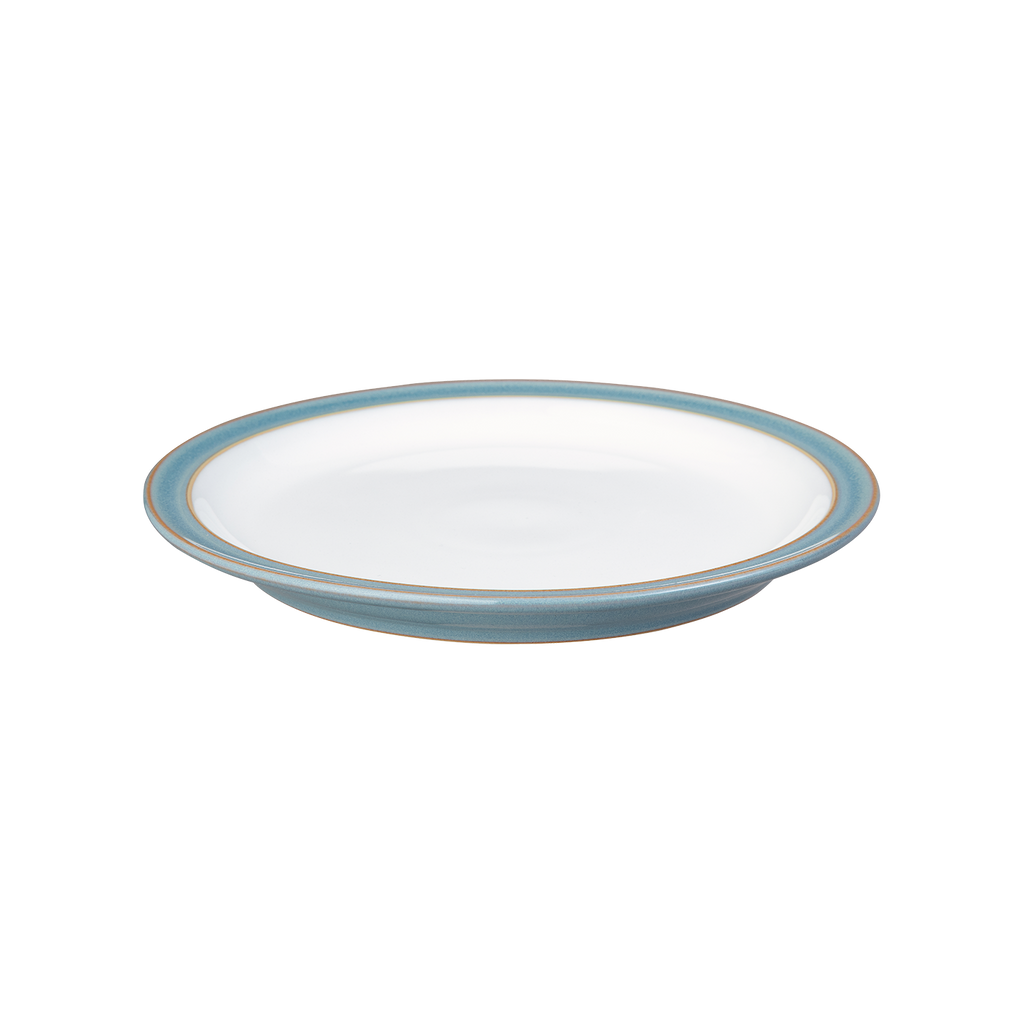 Azure Rimmed Dinner Plate