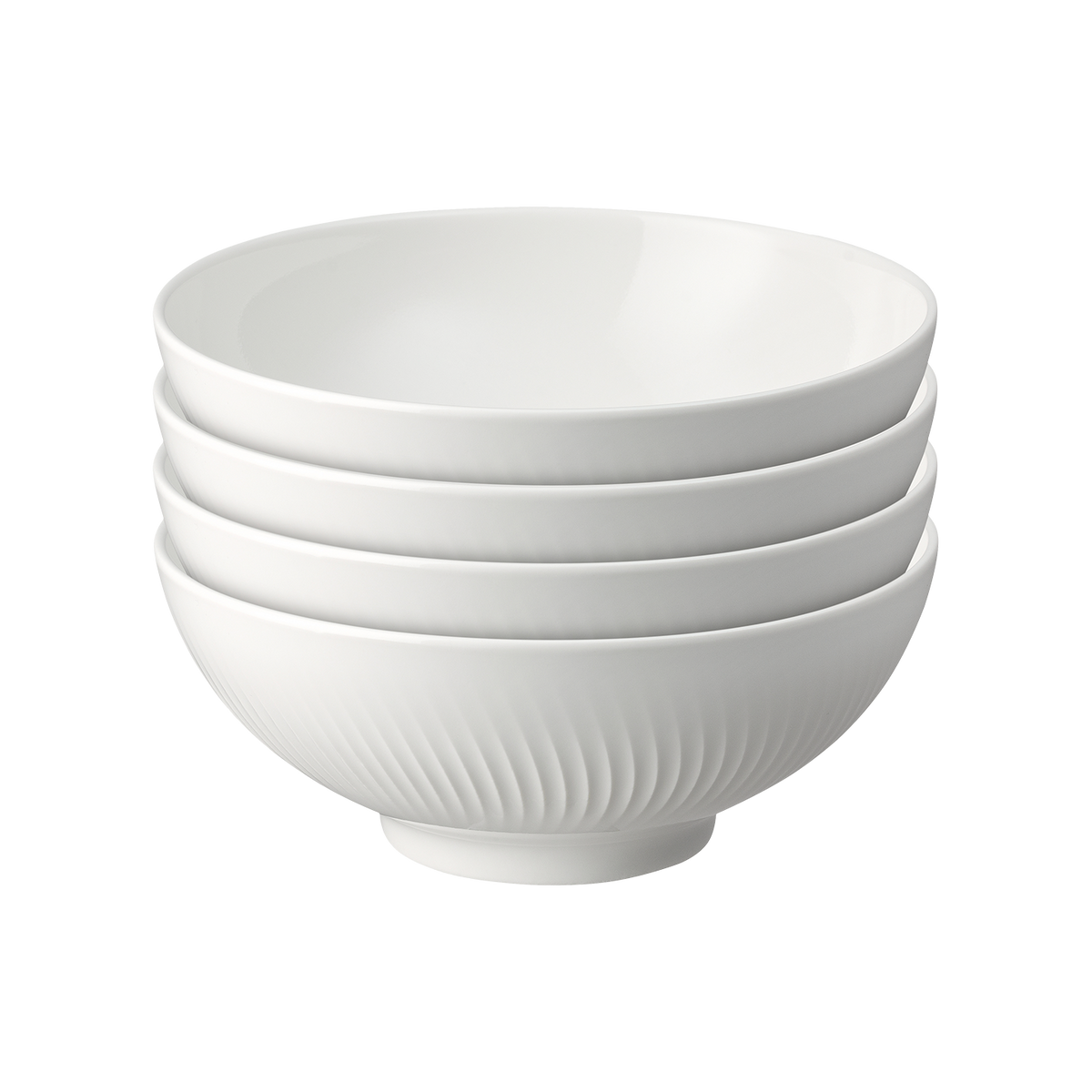Arc White Cereal Bowls - Set Of 4