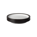 Elements Black Medium Plates - Set Of 4