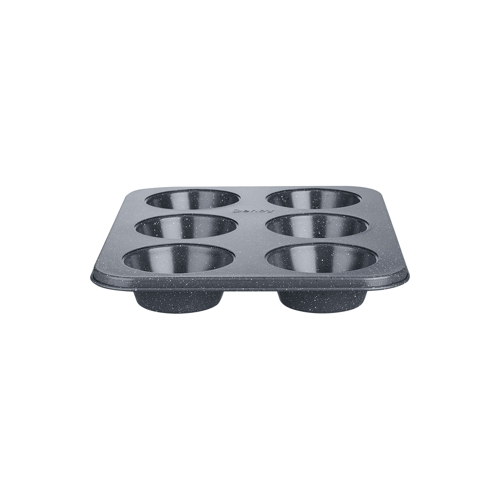 Denby Quantanium Finish 6 Cup Muffin Tin
