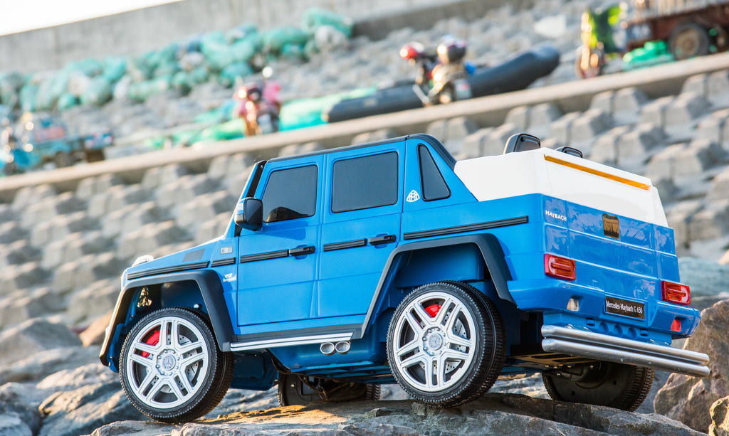 2026 Licensed 12V Mercedes Maybach G650s 4WD Kids Ride On 1 Seater Car with RC
