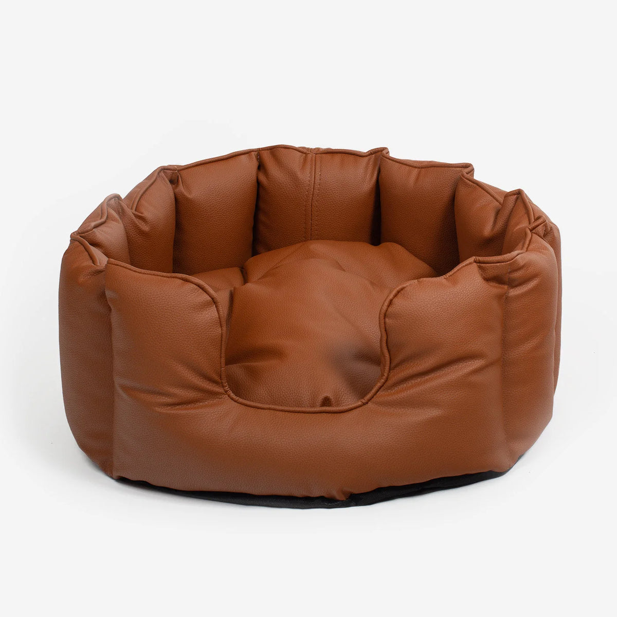 High Wall Bed in Rhino Tough Desert Faux Leather