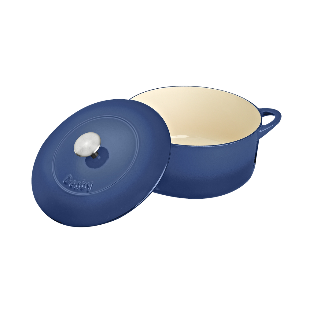 Cobalt 26cm Round Cast Iron Casserole