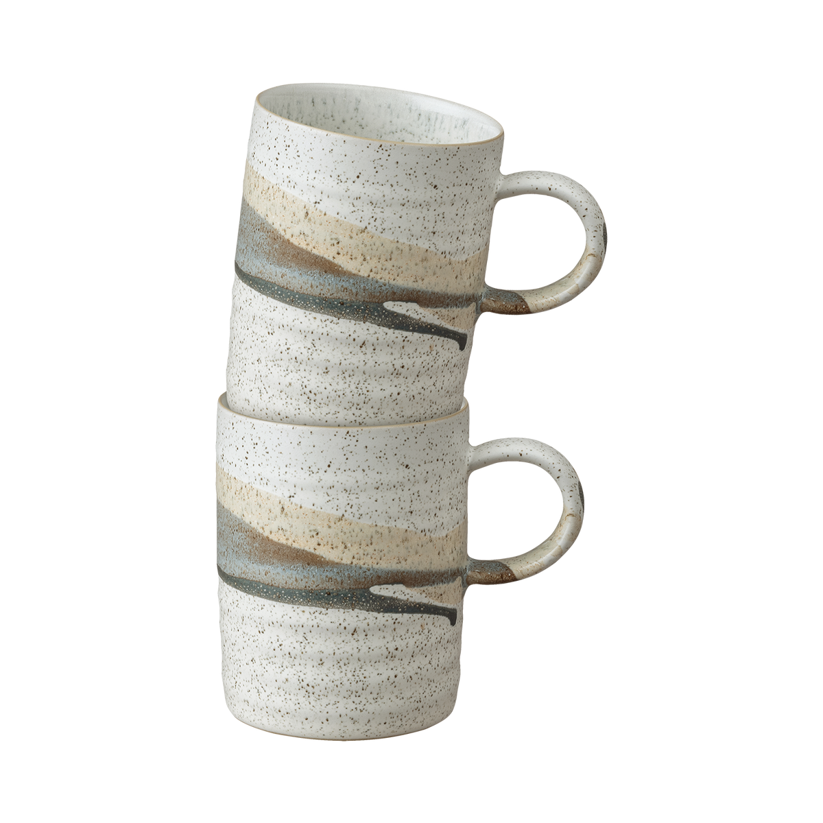 Grain Accent Set Of 2 Mugs
