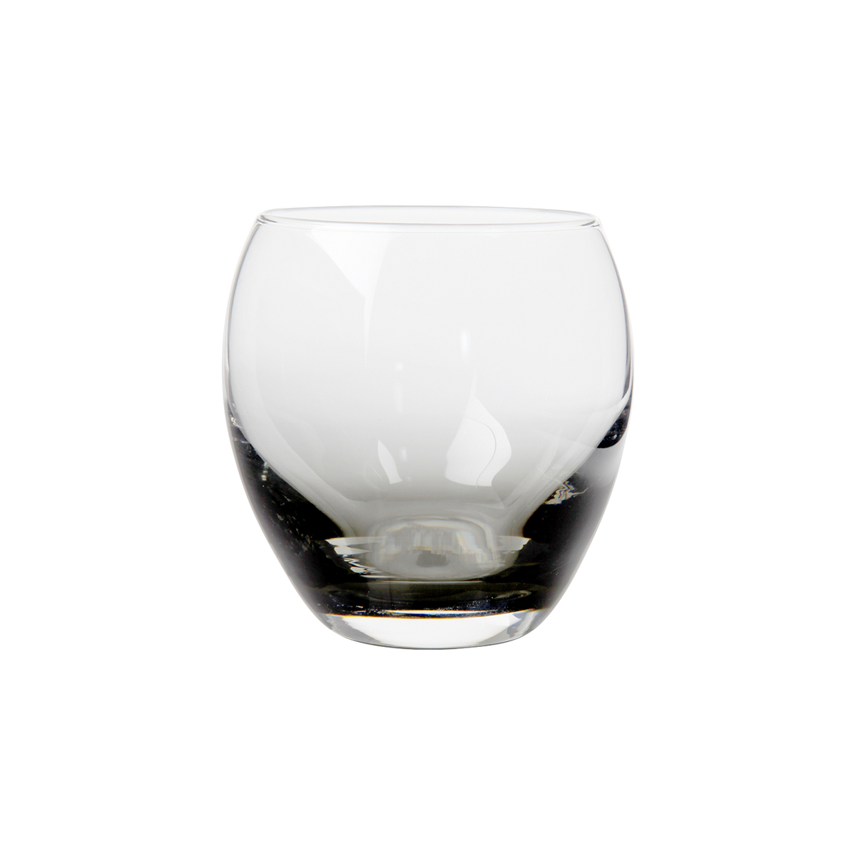 Contemporary Smoked Grey Small Tumblers - Set Of 2