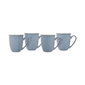 Elements Blue Coffee Beaker/Mugs - Set Of 4