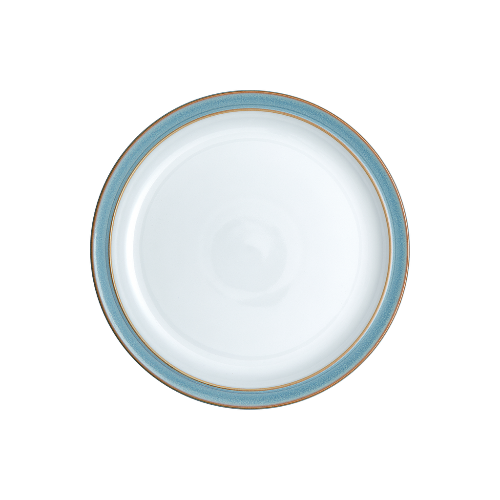 Azure Rimmed Medium Plate