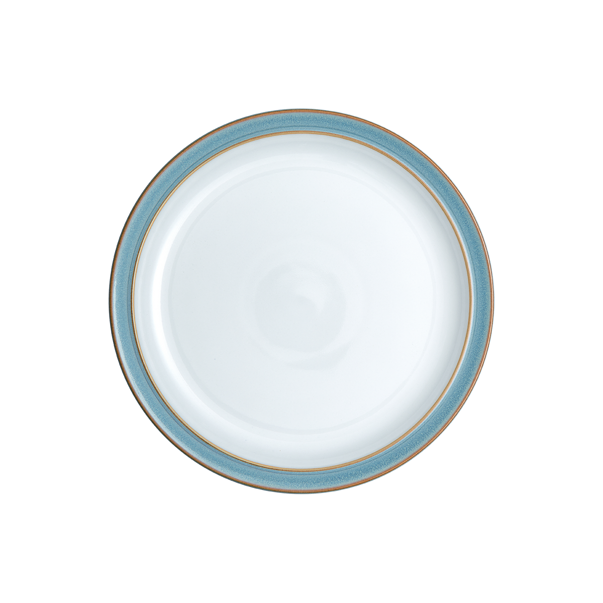 Azure Rimmed Medium Plate