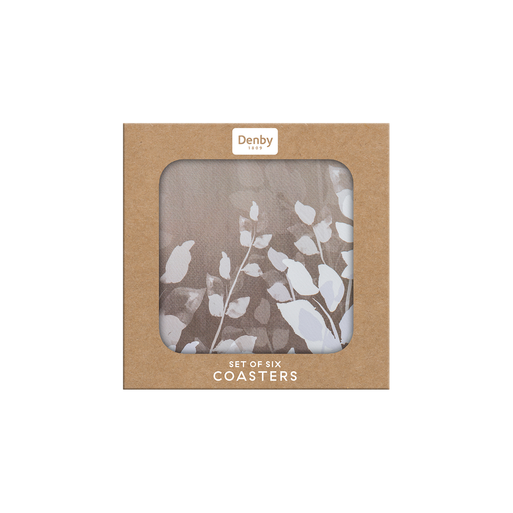 Colours Natural Foliage Coasters - Set Of 6