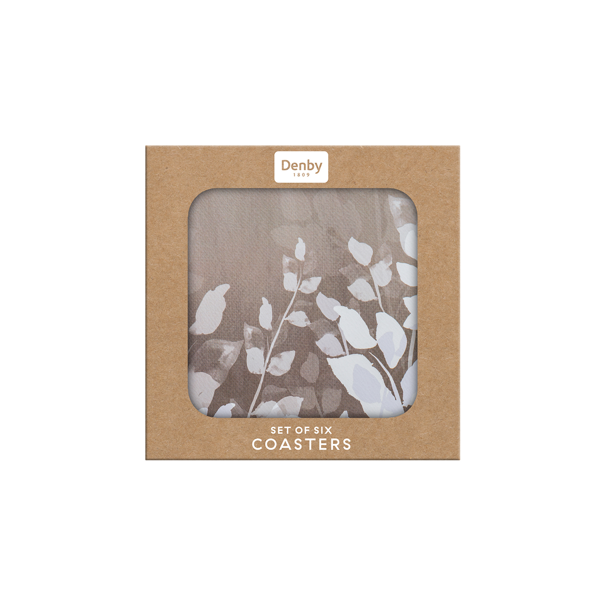 Colours Natural Foliage Coasters - Set Of 6