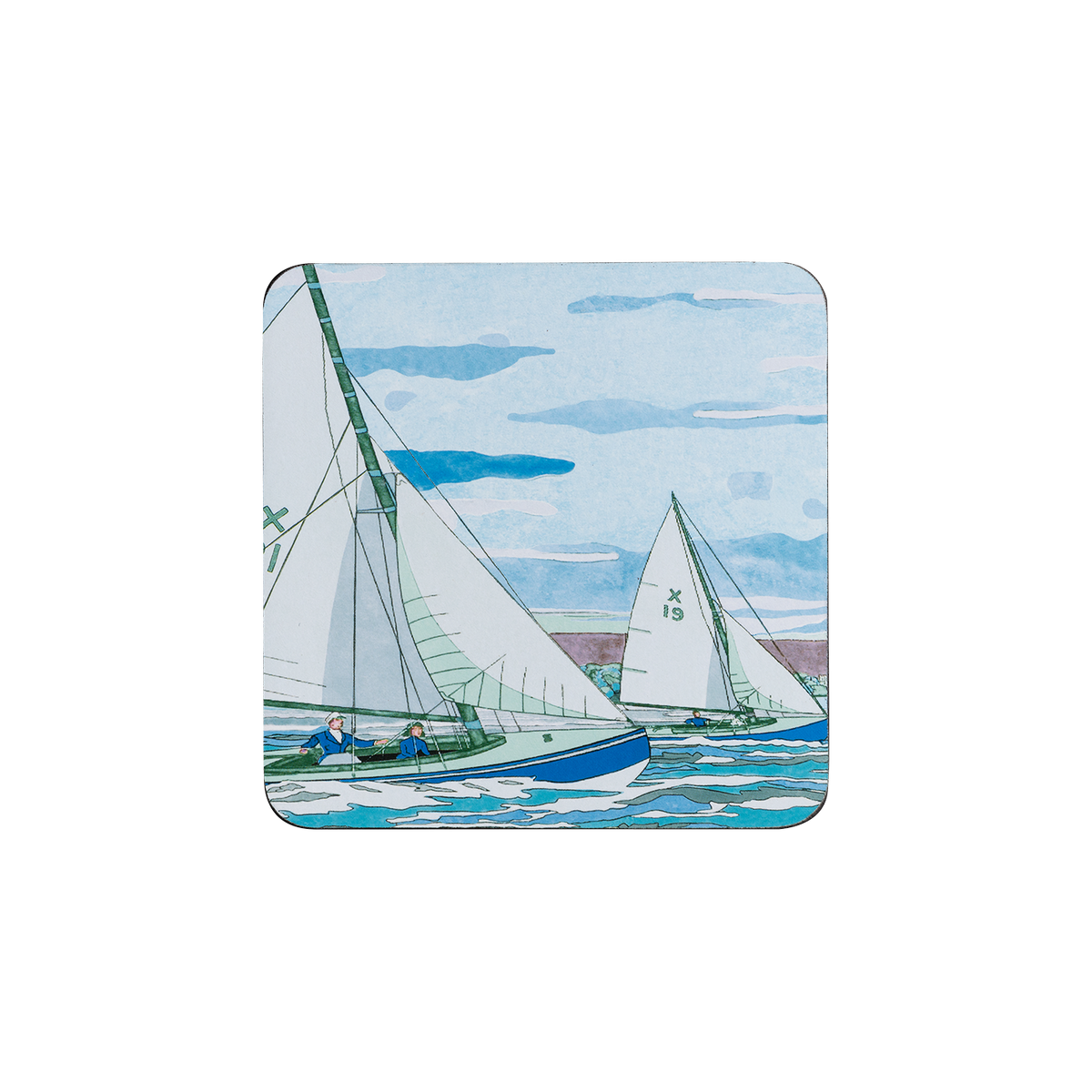 Sailing Coasters Pack Of 6