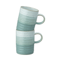 Kiln Green Mugs - Set Of 2