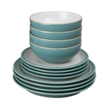 Elements Fern Green 12 Piece Dinner Set