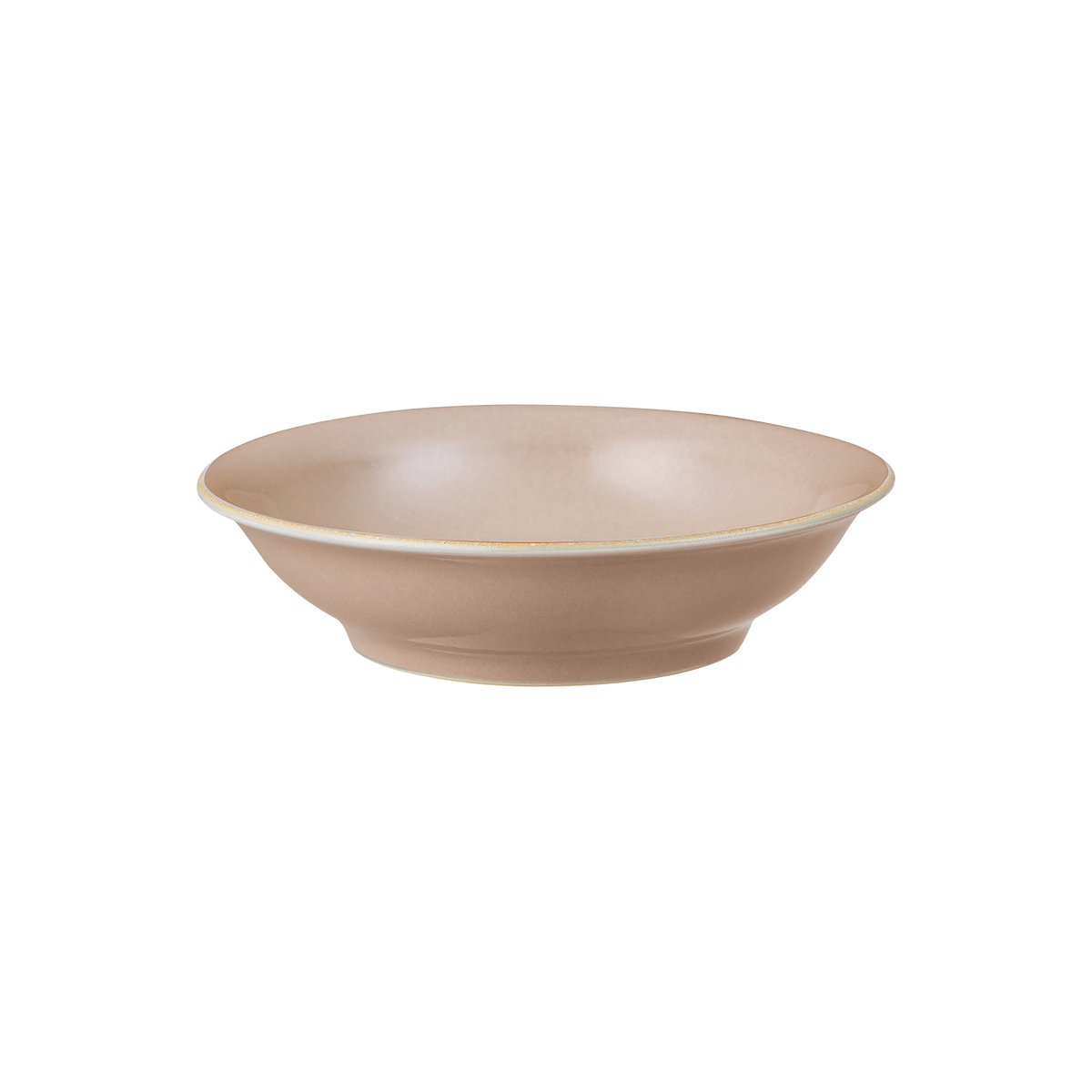 Elements Shell Peach Medium Shallow Bowl