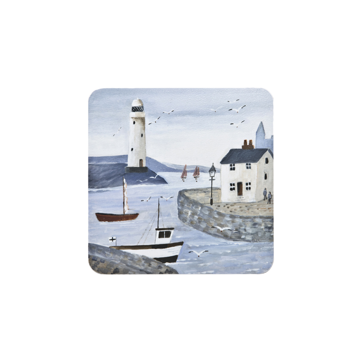 Coastal Lighthouse 6 Pc Coasters
