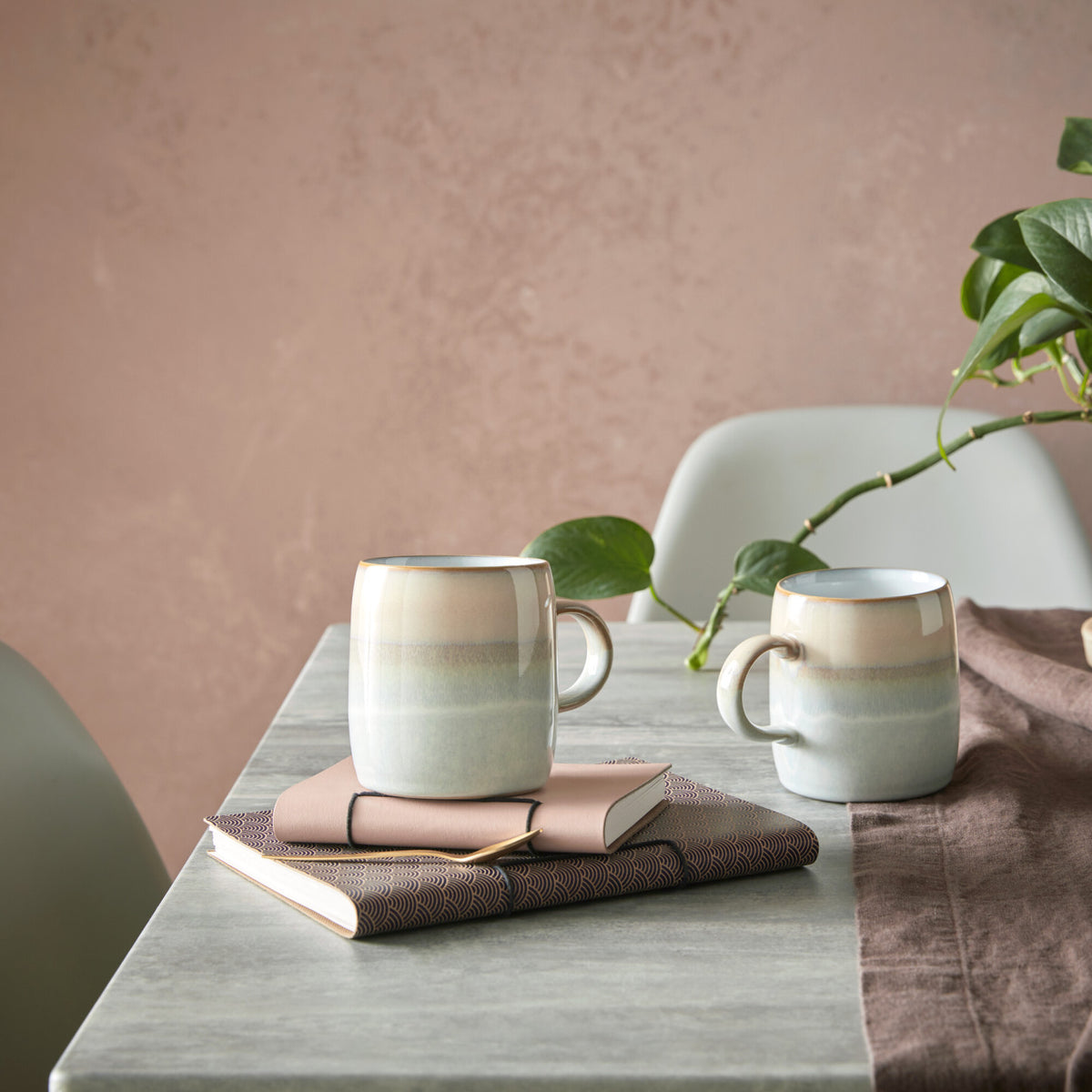 Quartz Rose 2 Piece Mug Set