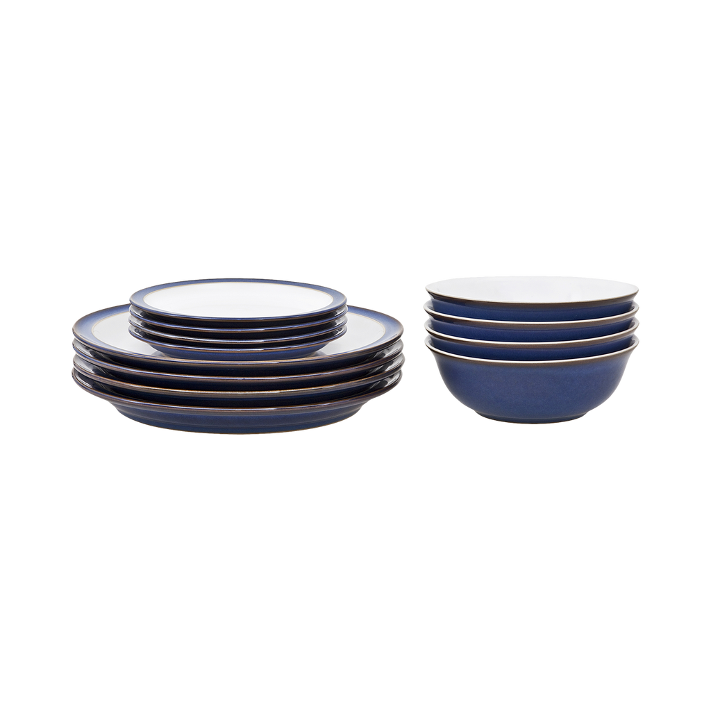 Imperial Blue 12 Piece Dinner Set