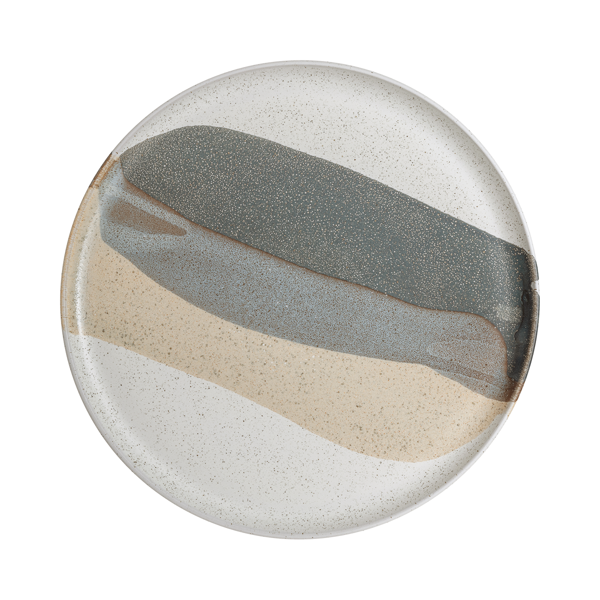 Grain Accent Round Platter