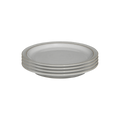 Dove Grey Set Of 4 Medium Plates