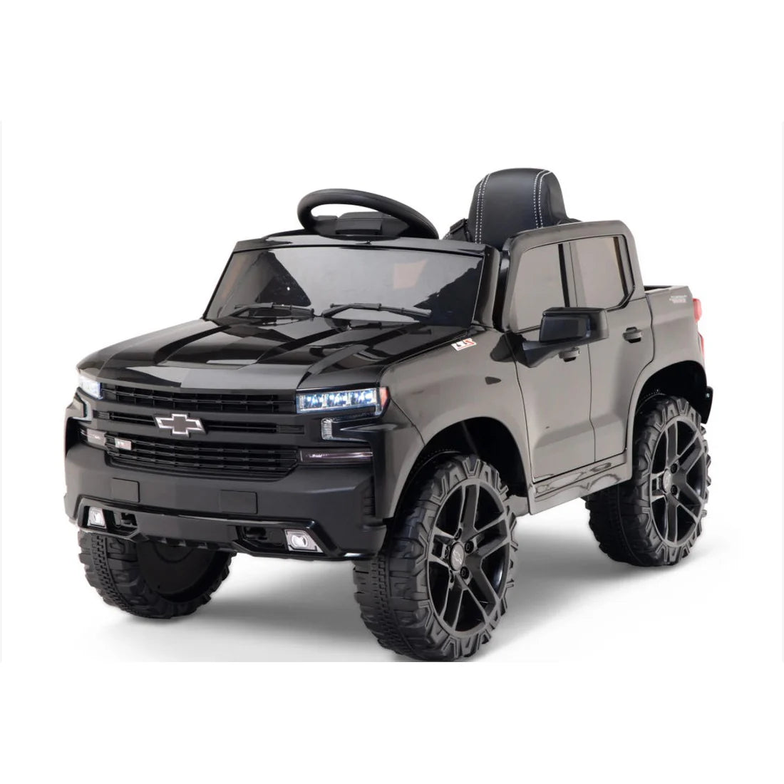2026 12V Official Chevrolet Silverado Truck Kids Ride On One Seater Electric Car With RC
