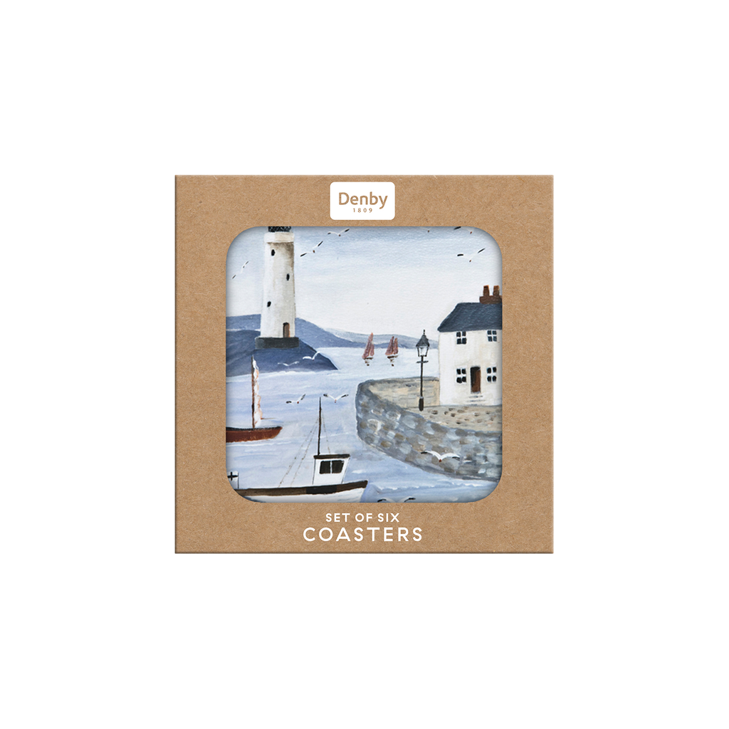 Coastal Lighthouse 6 Pc Coasters