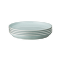 Elements Jade Light Green Coupe Dinner Plates - Set Of 4