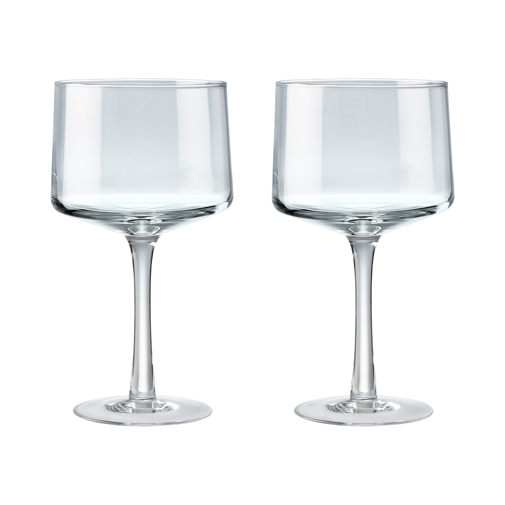 Contemporary Clear Gin Glass - Set Of 2