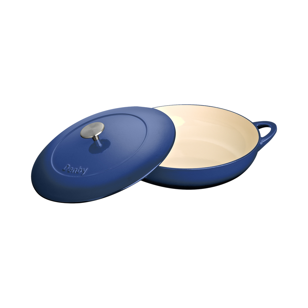 Cobalt 30cm Shallow Cast Iron Casserole