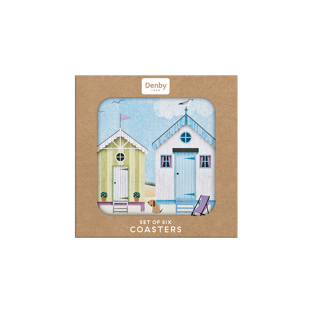 Seaside 6 Pc Coasters