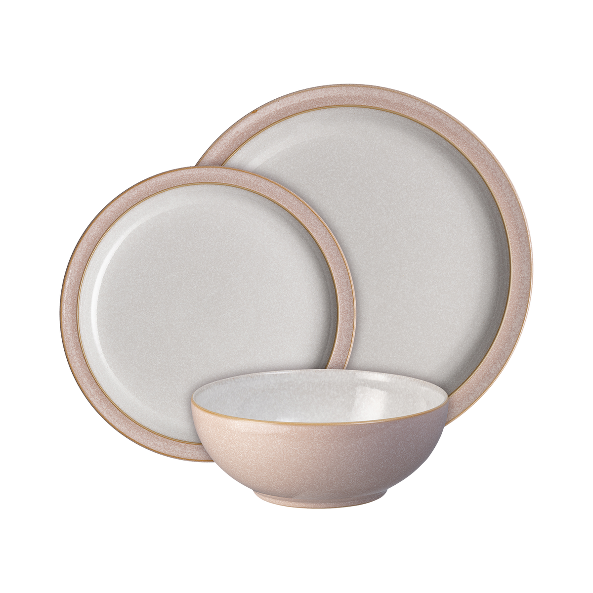 Elements Sorbet Pink 12 Piece Dinner Set
