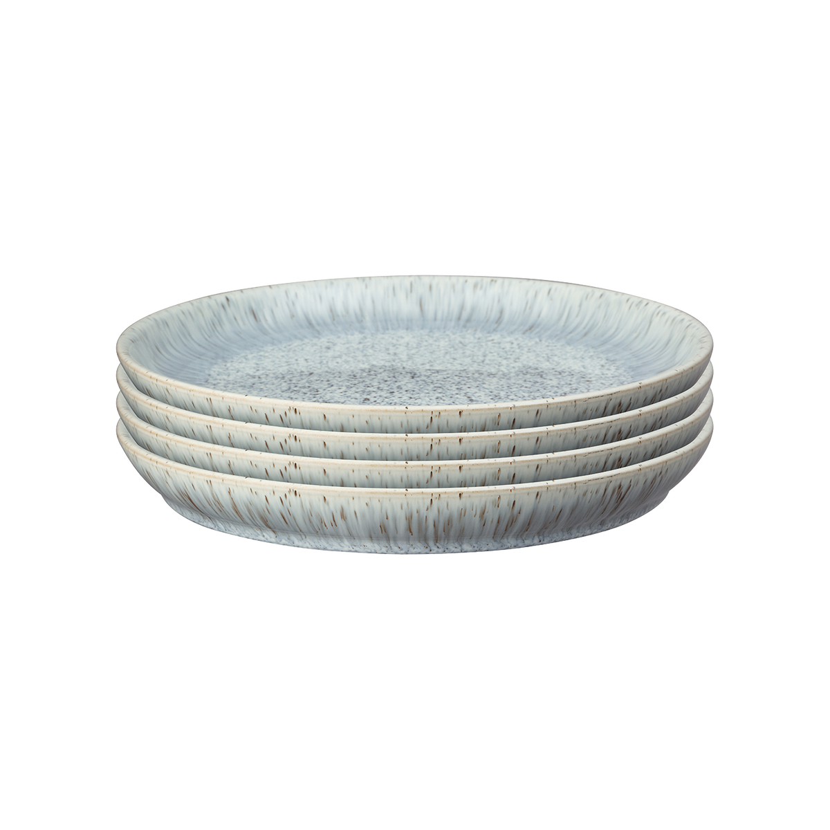 Halo Speckle Coupe Dinner Plates - Set Of 4
